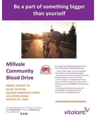 Millvale Community Blood Drive